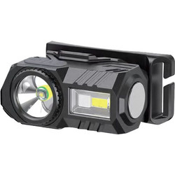 Φακός Κεφαλής Επαναφορτιζόμενος LED 3W RGBW IP44 Μαύρος V-TAC - 23339VT