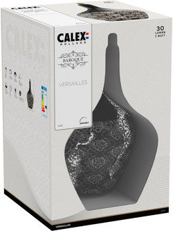 Calex VERSAILLES Noir Baroque LED lamp 220-240V 5W E27, 30lm 1800K dimmable - 2-CX426320