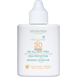 Seventeen Daily Fluid Αντηλιακή Κρέμα Προσώπου Αντιγηραντική με Χρώμα SPF30 35ml