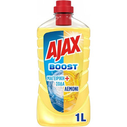 Ajax Boost Καθαριστικό Πατώματος Baking Soda + Lemon 1lt