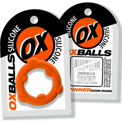 Oxballs Spinner Cockring Ελαστικό Δαχτυλίδι Πέους Σιλικόνης 2.5cm Πορτοκαλί