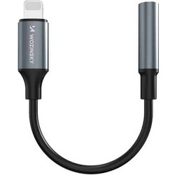 Προσαρμογέας Lightning Wozinsky WALJ-01 - Μίνι Βύσμα 3,5 mm - Μαύρο (5907769378935)