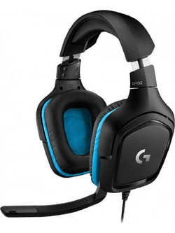 Logitech G432 7.1 Gaming Headset Over Ear Black Blue