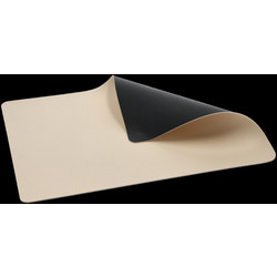 Bitz Σουπλά PVC Διπλής Όψης Σετ 4 Τμχ 46x33 Εκ. - Black/Cream