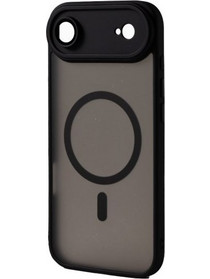 Hybrid Θήκη Σιλικόνης Με Magsafe & Metal Camera Lens Protection iPhone 17 Air Μαύρο
