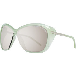 Porsche Design P8603 B Γυναικεία Γυαλιά Ηλίου Oversized Κοκάλινα Λευκά με Γκρι Polarized Φακό