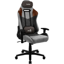 Aerocool Duke Καρέκλα Gaming Υφασμάτινη με Ρυθμιζόμενα Μπράτσα Γκρι AEROAC-280DUKE-BK