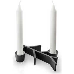 Eva Solo - Twig candlestick - Black - 18 cm