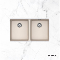 Schock Manhattan Cristalite Everest 110-30290U-1511 Υποκαθήμενος Νεροχύτης Γρανίτη Ματ 75x45.6cm