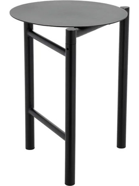 Σκαμπώ Πτυσσόμενο Μεταλλικό Disc 32237 33x45cm Black Zone Denmark