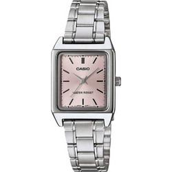 Casio Γυναικείο Ρολόι με Ασημί Μεταλλικό Μπρασελέ LTP-V007D-4E