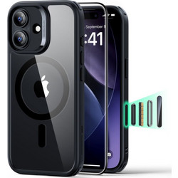 ESR Classic Hybrid Halolock με MagSafe & Tempered Glass Set - iPhone 17 - Διάφανη Με Μαύρο Πλαίσιο