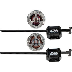 Beyblade X and Star Wars Collab The Mandalorian 3-60F vs. Moff Gideon 3-80N