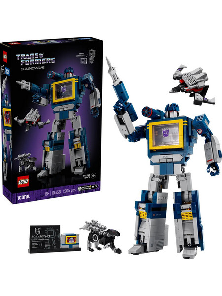 Lego Icons Transformers Soundwave για 18+ Ετών 10358