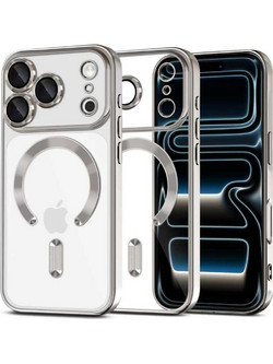 Tech-Protect MagFlex MagSafe Case for iPhone 17 Pro Max - Clear Silver