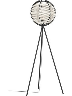 Φωτιστικό Δαπέδου Waverrton 44009 Ε27 40x143cm Black-White Eglo