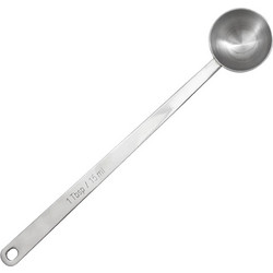 Κουτάλι μεζούρα καφέ με μακρύ χερούλι Inox 15ml 22cm TableCraft c504102
