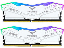 TeamGroup Delta RGB 32GB (2X16GB) DDR5 RAM 6000MHz C30 White