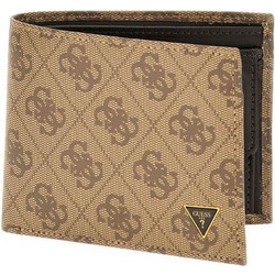 GUESS Mito Billfold Ανδρικό Δερμάτινο Πορτοφόλι Μπέζ SMVELELEA20-BBO