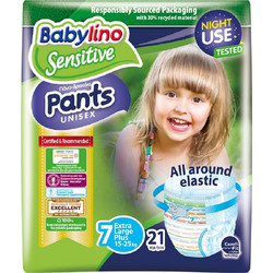 Babylino Sensitive Pants Πάνες Βρακάκι No7 15-25kg 21τμχ