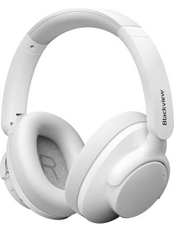 Blackview FitBuds H1 Ασύρματα Bluetooth Ακουστικά Over Ear με Noise Cancelling Λευκά