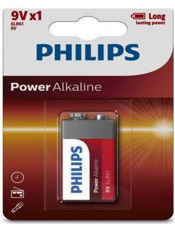 Philips Long Lasting Power Alkaline 9V 1τμχ