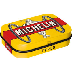 Nostalgic Μεταλλικό κουτάκι με μέντες Michelin - Tyres Bibendum Yellow 15gr