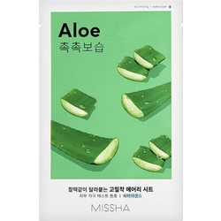 Missha Airy Fit Aloe Sheet Μάσκα Προσώπου για Ενυδάτωση με Αλόη 19gr