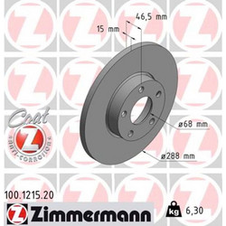 Zimmermann Δισκόπλακα - 100.1215.20