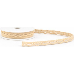 Κορδέλα Δαντέλα 1εκ. (9,1μέτρα) Τ685/1 Μπεζ |Sale -30%