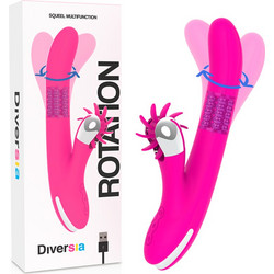 Diversia Bunny Rotation Δονητής Rabbit 24cm