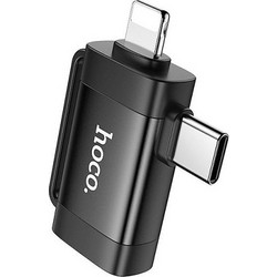 Hoco Otg 2in1 Μετατροπέας Lightning / USB-C male σε USB-A female 1τμχ UA31F