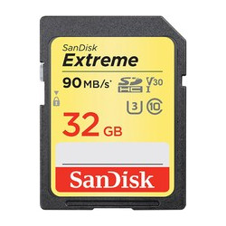 Sandisk Extreme SDHC 32GB Class 10 U3 V30 UHS-I 90MB/s