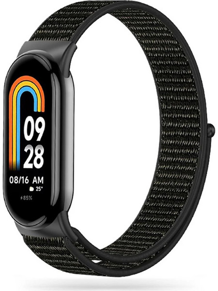 Tech-Protect Nylon Λουράκι Υφασμάτινο Black (Xiaomi Mi Smart Band 8 / 8 NFC)