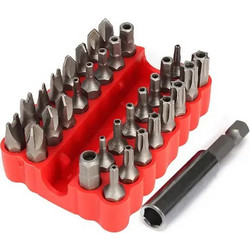 BEST σετ μύτες κατσαβιδιού BST-887 με μαγνητικό αντάπτορα, 33τμχ