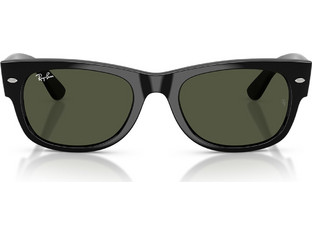 Ray-Ban RB2190 901/31 Ανδρικά Γυαλιά Ηλίου Τετράγωνα Κοκάλινα Μαύρα με Μαύρο Polarized Φακό
