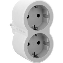 Legrand SurgeAr 2 Outlets Φις White/Grey
