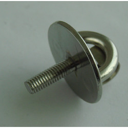Μάπα Στρογγυλή Με Βίδα Inox - 5mm