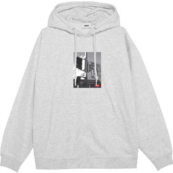 Obey Ανδρικό Φούτερ Fleece με Κουκούλα & Τσέπες Γκρι 112844230-HEA