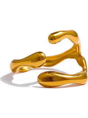 Xρυσό δαχτυλίδι claw