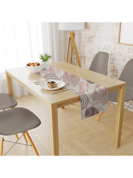 Τραβέρσα Αλέκιαστη Circles 469 Coral Dimcol (40x180) 1Τεμ