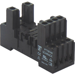 ΒΑΣΗ ΡΑΓΑΣ 4P ΓΙΑ RELAY ΜΕΣΑΙΟ ΜΑΥΡΗ PT78740 TYC (ΣΕΤ ΜΕ 5)