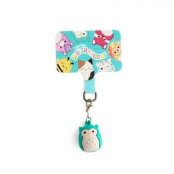Lazerbuilt Squishmallows Winston the Owl Mobile Charm - Universal Μπρελόκ Κινητού με Pad Σύνδεσης