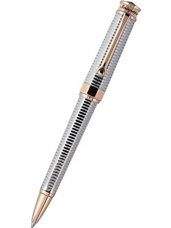 Montegrappa NeroUno All-Metal Two Tone Στυλό Διαρκείας Μαύρο