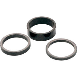 Longus 398245 Αποστάτης Τιμονιού Carbon 28,6mm/5mm (2 τμχ.) - Μαύρος