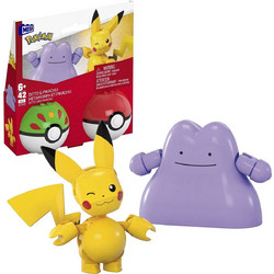 MEGA POKEMON - POKEBALL ΣΕΤ ΤΩΝ 2 - PIKACHU AND DITTO POKEMON - JCT43