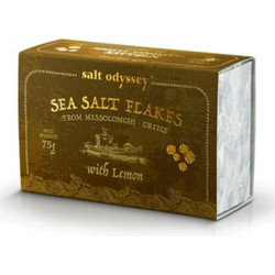 Salt Odyssey - Νιφάδες Θαλασσινού Αλατιού Με Λεμόνι 75g