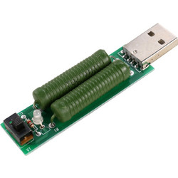 USB LOAD RESISTOR -DISCHARGE CURRENT/VOLTAGE METER TESTER 1A/2A