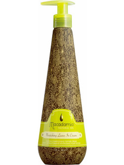 Macadamia Natural Oil Nourishing Leave In Conditioner Κρέμα για Επανόρθωση για Σγουρά Μαλλιά 300ml