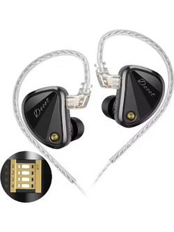 KZ Decet Ακουστικά In-Ear Μαύρα